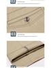 Men's Pure Cotton Summer Casual Pants - Middle-Aged & Elderly, High Waist, Loose Fit, Straight Leg