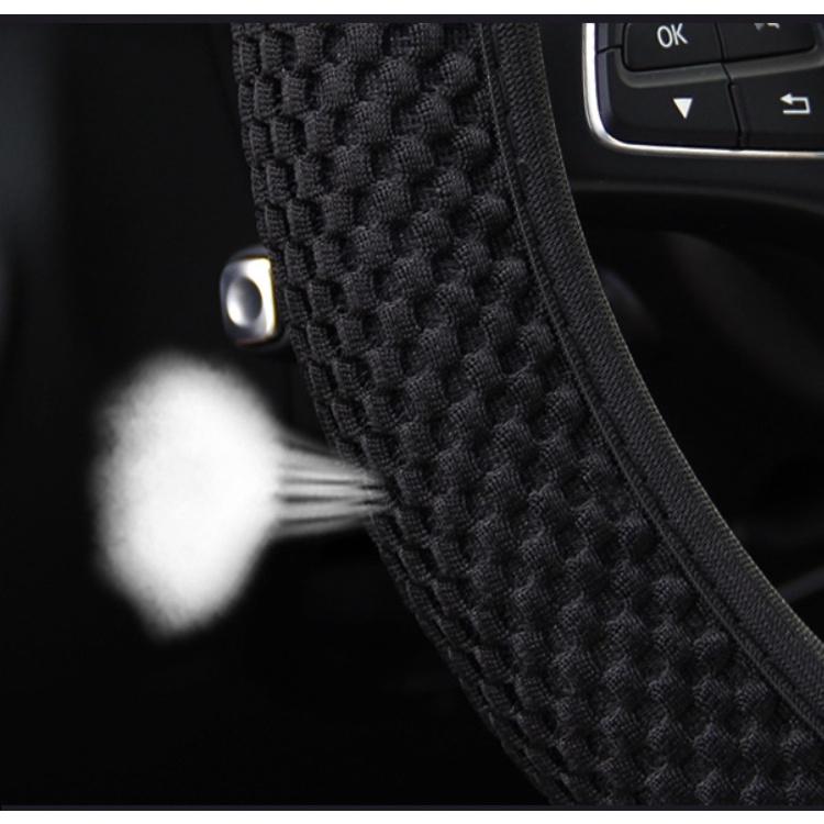 38cm Four Seasons Auto Lenkradbezug Atmungsaktives Sandwichgewebe Universal Lenkradschutz Auto