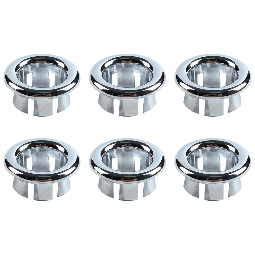 Universal Electroplating Sink Hole Overflow and Drain Cover for Bathtub and Kitchen