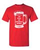 I'm Full of Holiday Spirit Beer Mug Drinking Merry Christmas Men's T Shirt 1715