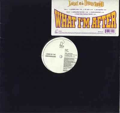 12palcová deska LORDS OF THE UNDERGROUND - What I'm After Y58321 Pendulum Record 1995 UK Rap & Hip-Hop/R&B Použitá