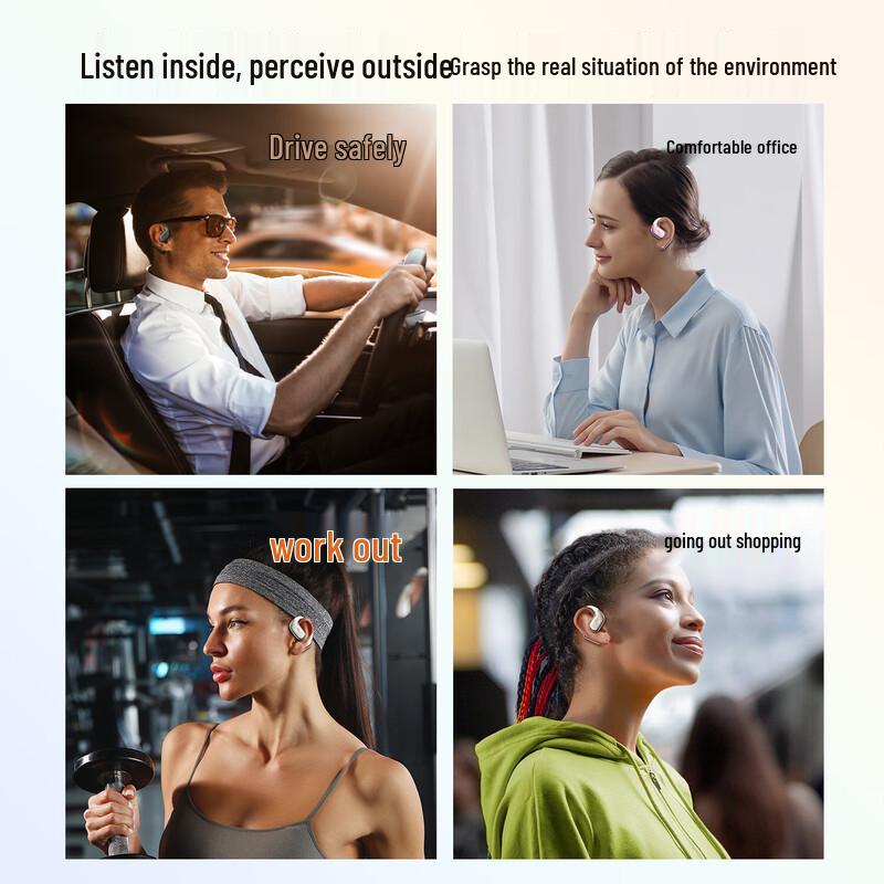BYZ S200 OWS Open-Ear Bluetooth Earphones