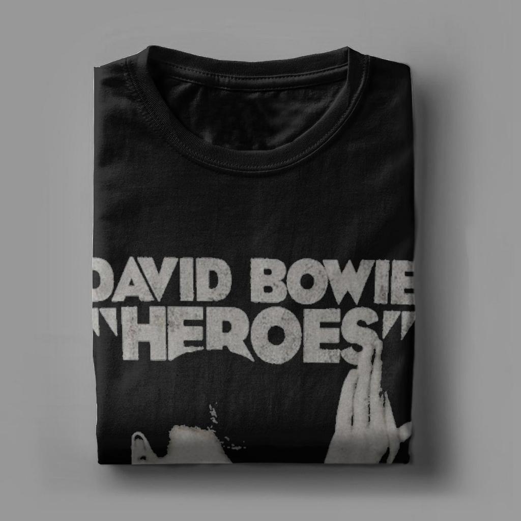 Funny Davids Bowied T-Shirts Men Round Collar Cotton T Shirt Short Sleeve Tee Shirt New Arrival Clothes