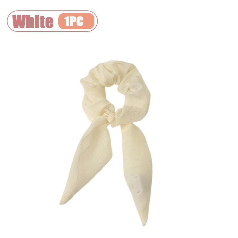 1-20PCS Glow Scrunchie Hair Tie Glow in Dark Ponytail Holder for Women Girls Carnival Birthday Party Rave Gift Elastic Hair Band
