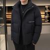Men's Winter Casual Duck Down Stand-Up Collar Jacket