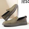 Hochwertige Marken Büro Vorstellungsgespräch Herren Slipper Rutschfest Leichtgewichtige Fahrschuhe Vielseitige Herren Leder Freizeitschuhe