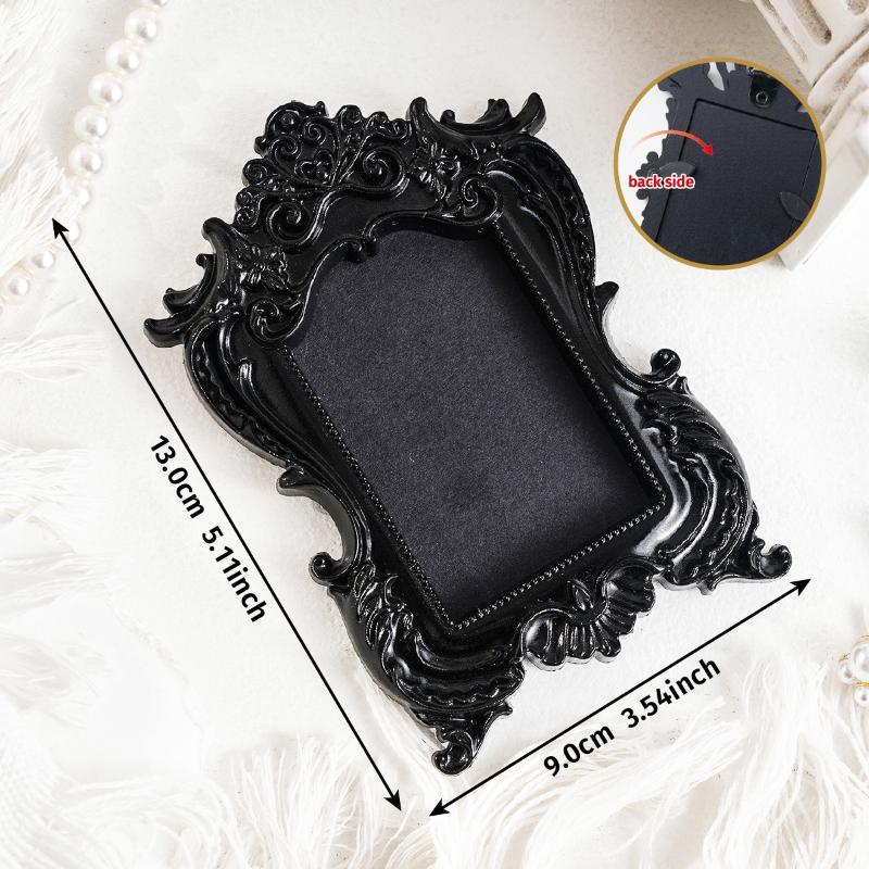 Hanging Mini Photo Frames Photographic Props Resin Vintage Picture Frame Wall Space Diy Baroque Ornate Decorative Frames Gifts