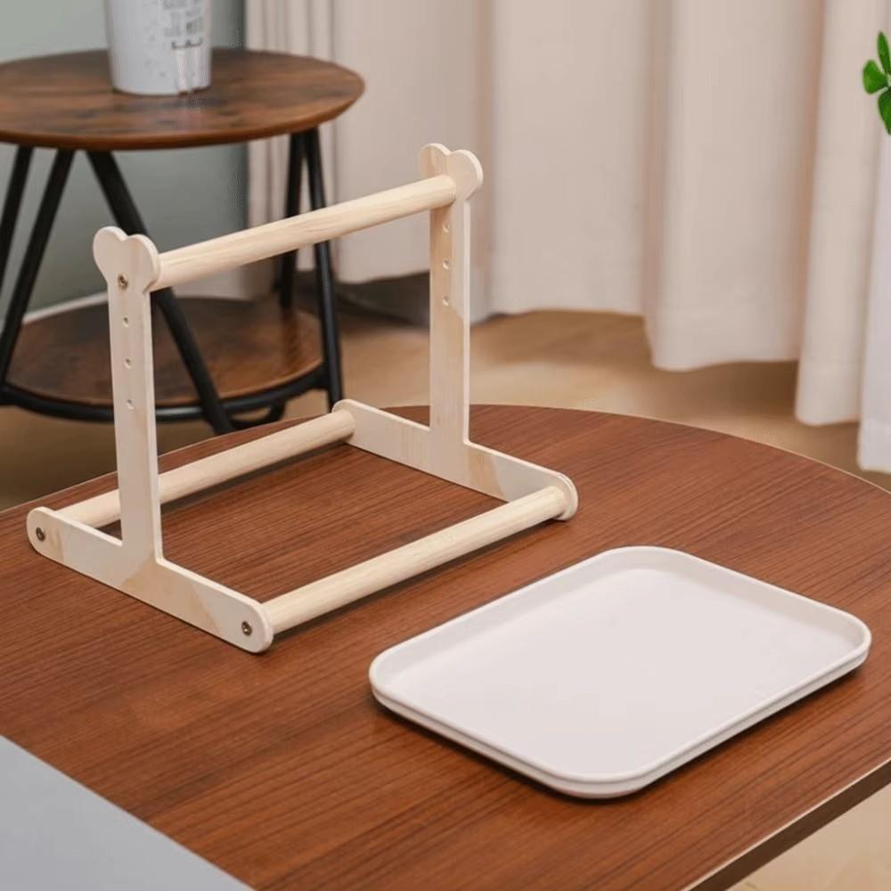 Non-slip Parrot Potty Training Platform Anti-Splash Design Bird Stand Creative Parrot Stand