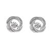 Women's Swirling Stud Earrings - Fashionable Retro Style, Chic & Elegant Jewelry