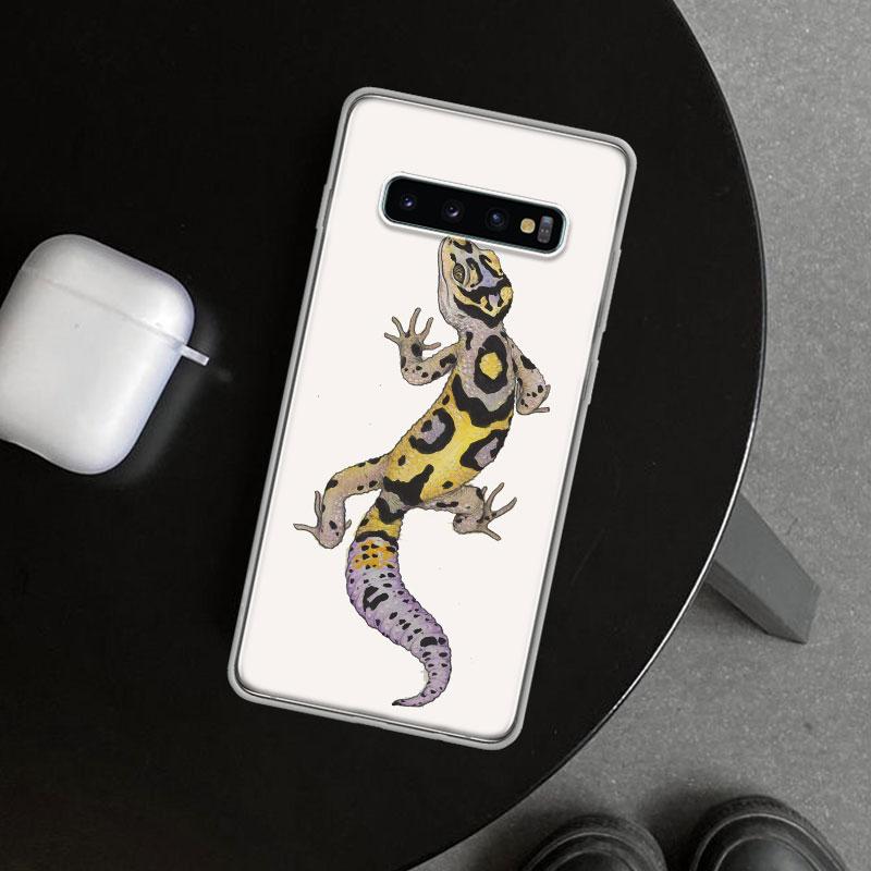 Lizards Geckos Phone Case Cover for Samsung Galaxy S26 S25 Edge S24 S23 Ultra S22 Plus S21 FE S20 + Art Customized Fundas Galaxy