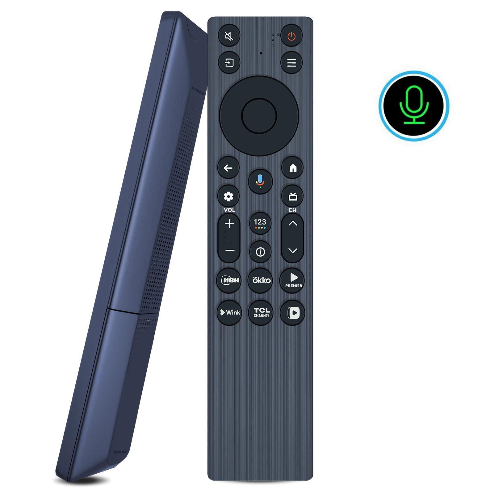 RC813A FMB9 For TCL TV Remote Control with Voice Control 10m Range Television Controller Replacement