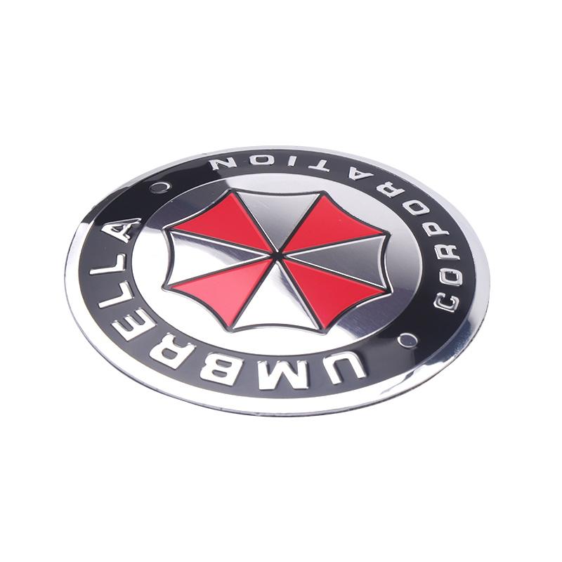 BAYD7 4PCS 56mm Umbrella Corporation Emblem Car Wheel Center Cover Sticker Auto Hub Caps Decal Accessories For Toyota Renault Volvo