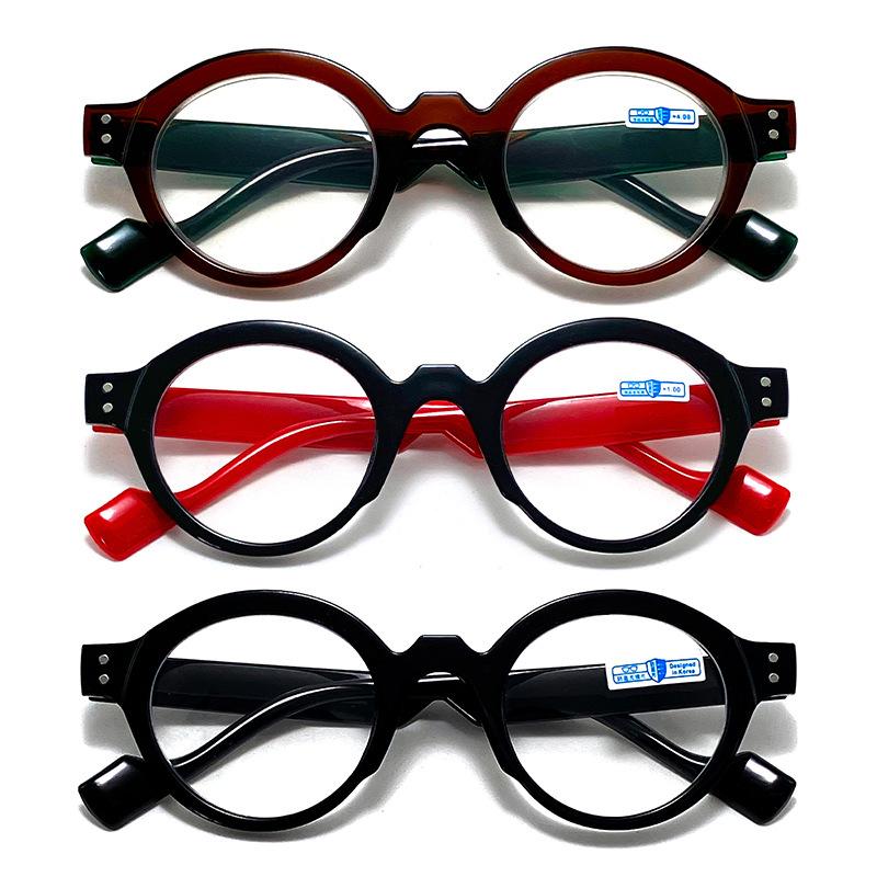 New Round Reading Glasses Women Trendy Presbyopia Hyperopia Anti Blue Light Reading Eyeglasses Men +1.0 +1.5 +2.0 +2.5 +3.0 +3.5