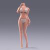 Scale Female Action Figure Seamless Action Figure Female Figure Soft Flexible Action Figure Body with Detachable Hand Gestures 1/6 Body, 12-Inch Body,