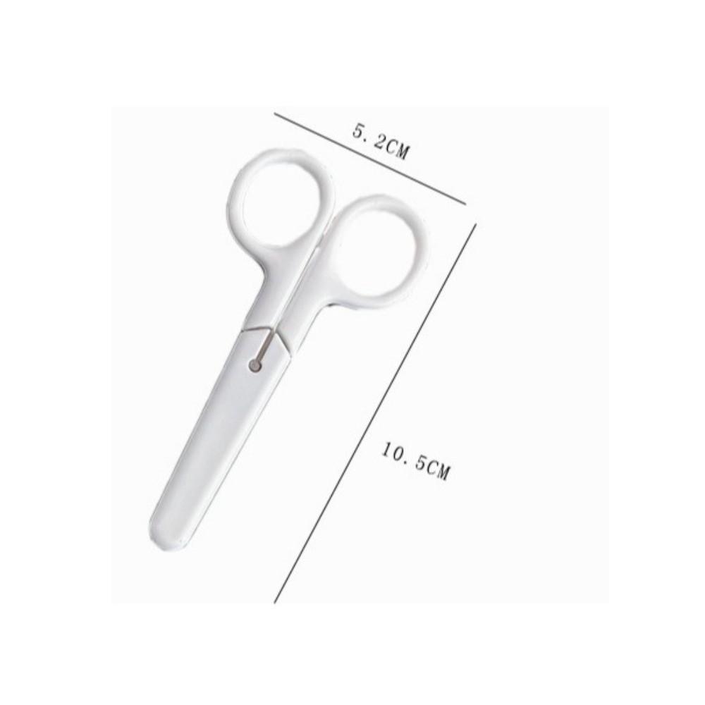 Pure White Children's Scissors Handmade Cut Paper Tool Mini Stationery Scissors Kindergarten