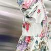 Women's Australian Beach Resort V-Neck Ruffle Sleeveless Printed Backless Dress - Spring 2026