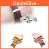 Durable Silver Watch Clasp Butterfly Buckle High Polished Stainless Steel