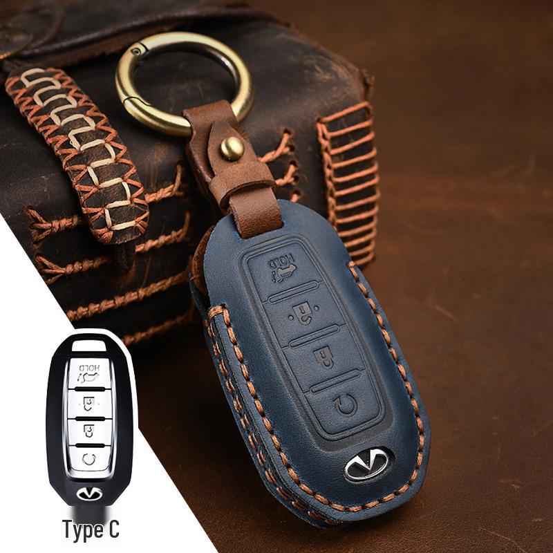 

Genuine Leather Key Case Set for Infiniti QX50/QX60