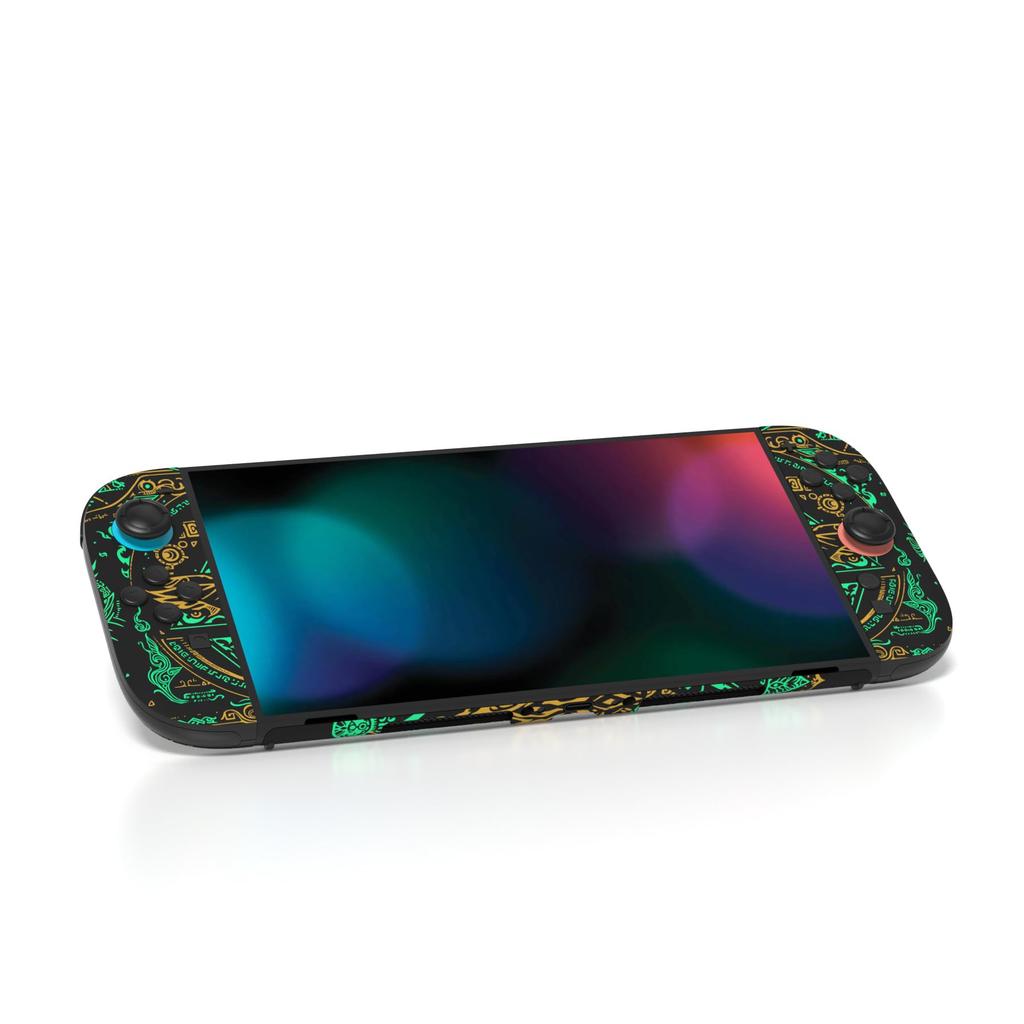 PlayVital Nintendo Switch 2 Console and Protective Sticker Set with Customizable Vinyl Dock Grips Stickers (2025) Joy-Con (2 Sets) Stickers, &