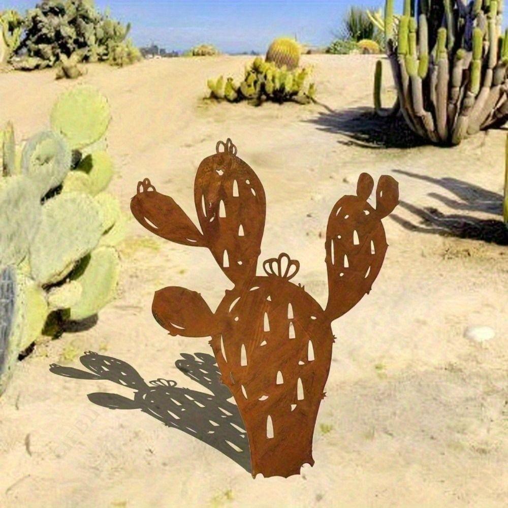 Железная скульптура  Сад кактусов