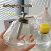 180Ml Glass Nail Art Pump Dispenser Cleaner Bottle Liquid Alcohol Bottle Phone Screen Repair Remover Cleaner Bottle Dispenser