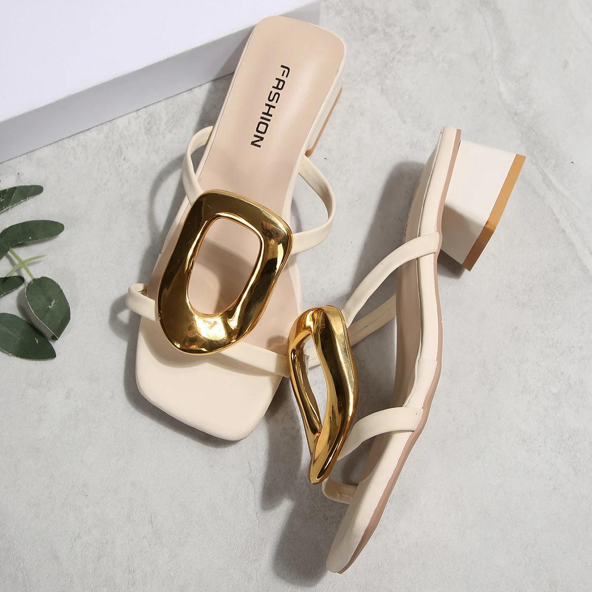 

Fashion Elegant Women Sandals Sexy Designer Wedding Shoes Medium High Heels Open Toe Luxury Fashion Party Women Shoes Zapatos De Mujer 35