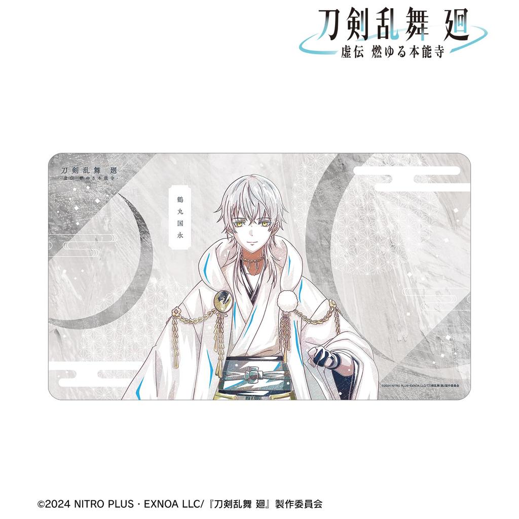 Anime Ranbu Kai Kyoden Burning Tsurumaru Kuninaga Touken Ranbu Kai Kyoden Burning Honnoji Ani Art 2nd Edition Desk Mat "Touken Honnoji" Multi-Purpose