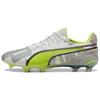 AG Artificial Ground FG Firm Ground Abrasion Resistant Soccer Shoes Men's Gray Green 108426-01