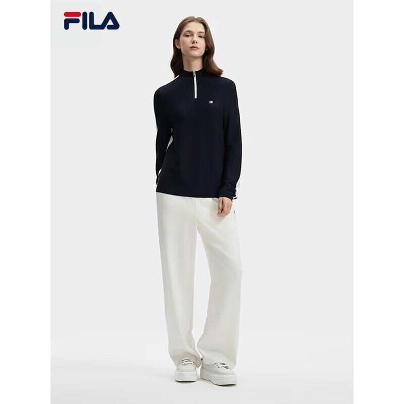 FILA Women s Casual Half-Button Knit Pullover M