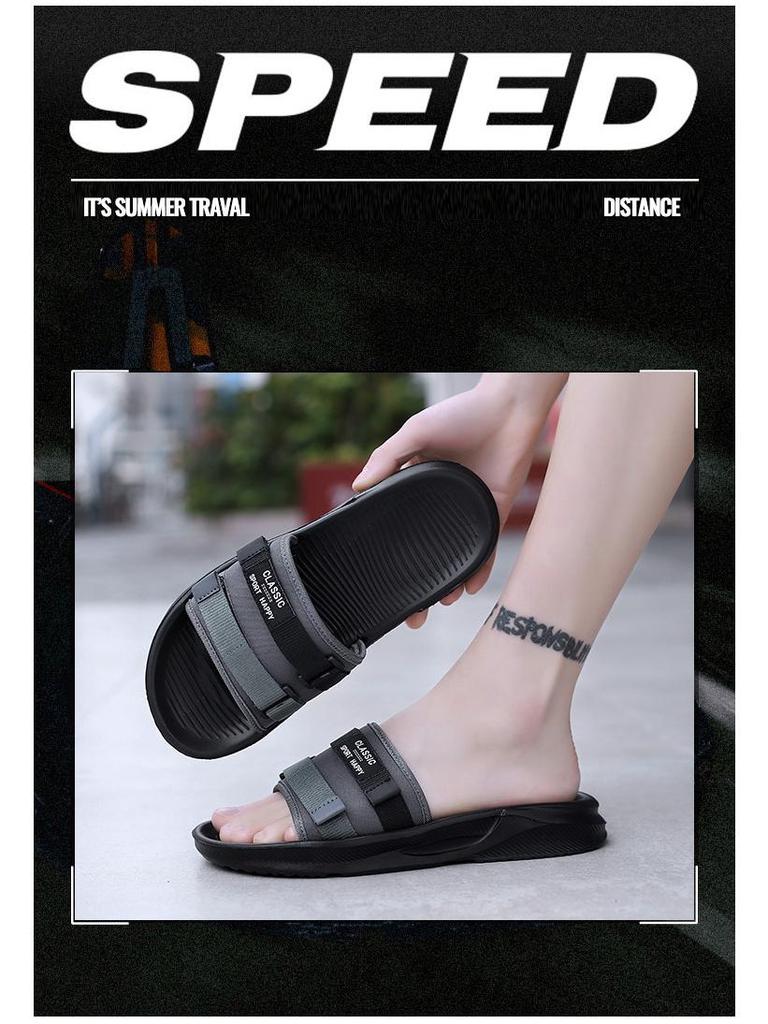 2025 Men's Trendy Soft Bottom Flip-Flops: Summer & Autumn Korean Style Outdoor Slippers