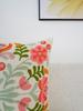 1Pc Colorful Flower Exquisite Embroidery Cushion Throw Pillow Cover Without Insert, For Home Decor