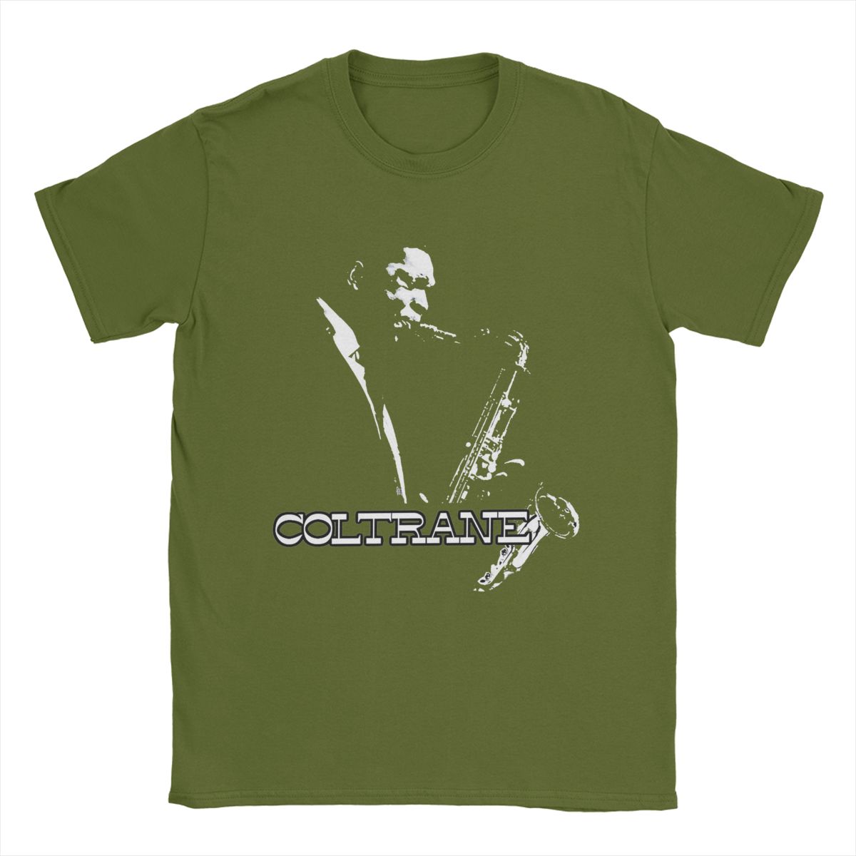 

John Coltrane T Shirts Men s 100% Cotton Novelty T-Shirts Crewneck Tee Shirt Short Sleeve Clothing Party 4XL