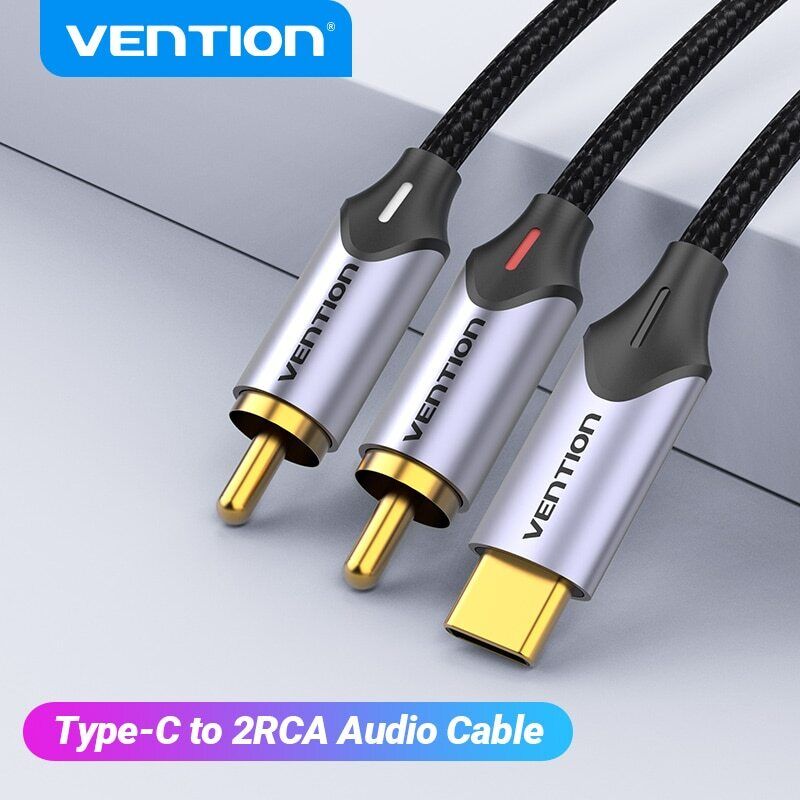 

USB C to RCA Audio Cable Type C to 2 RCA Cable for Speaker Amplifier Huawei