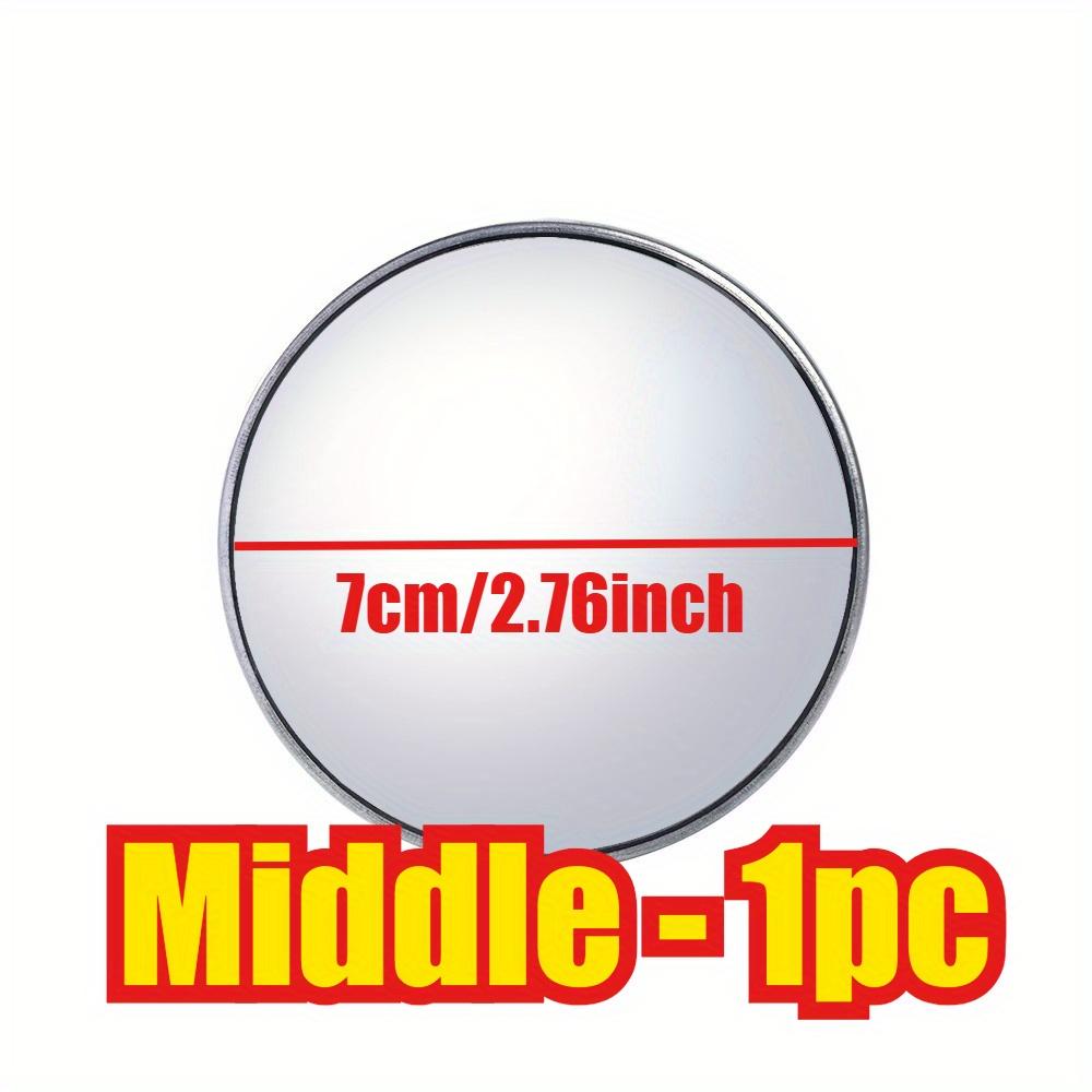 1PCSTruck and cargo vehicle side rearview convex mirrors – vehicle blind spots; passenger vehicle auxiliary reverse view mirrors 7cm 1pc