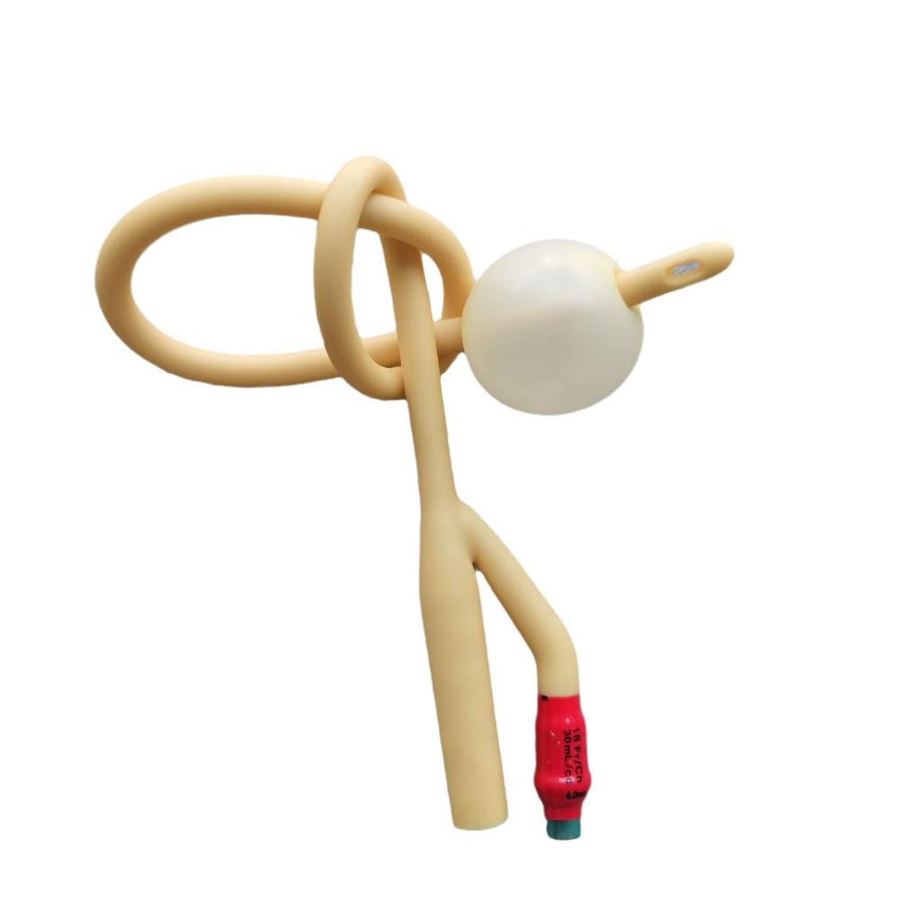 Weili Medical Double and Triple Lumen Latex Catheter - Sterile Drainage Tube for All Ages & Genders