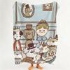 Illustrator Miiiiichan Throw Flannel Throw Blanket Suitable for Sofa Living Room Bedroom