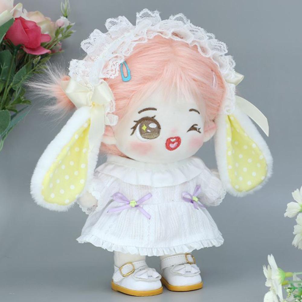 Headscarf 20cm Cotton Doll Clothes Lace Plush Doll Clothes Cotton Doll's Clothes  Children's Gift