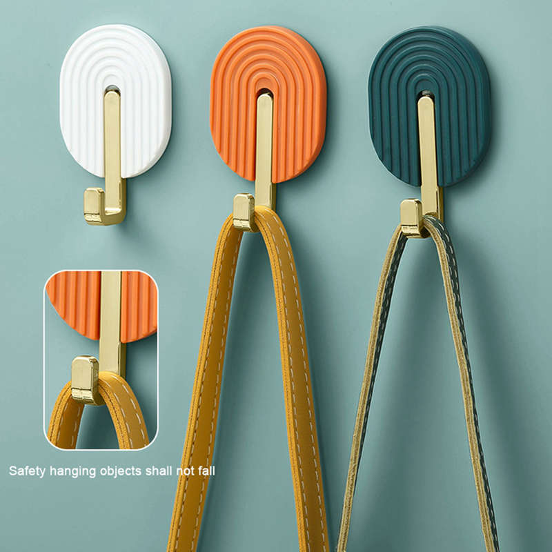 

2 шт. самоклеящиеся настенные крючки, прочные без сверления, сумка для пальто, дверь в ванную комнату, кухонные крючки для вешалок для полотенец, инструменты для домашнего хранения