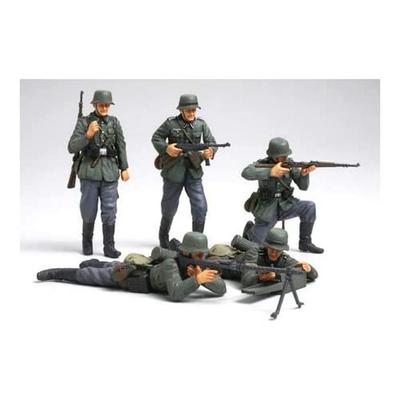 Tamiya Military Miniature Series 293 German Army Infantry French Plastic Model Kit 35293 1/35 No. Set, Front,