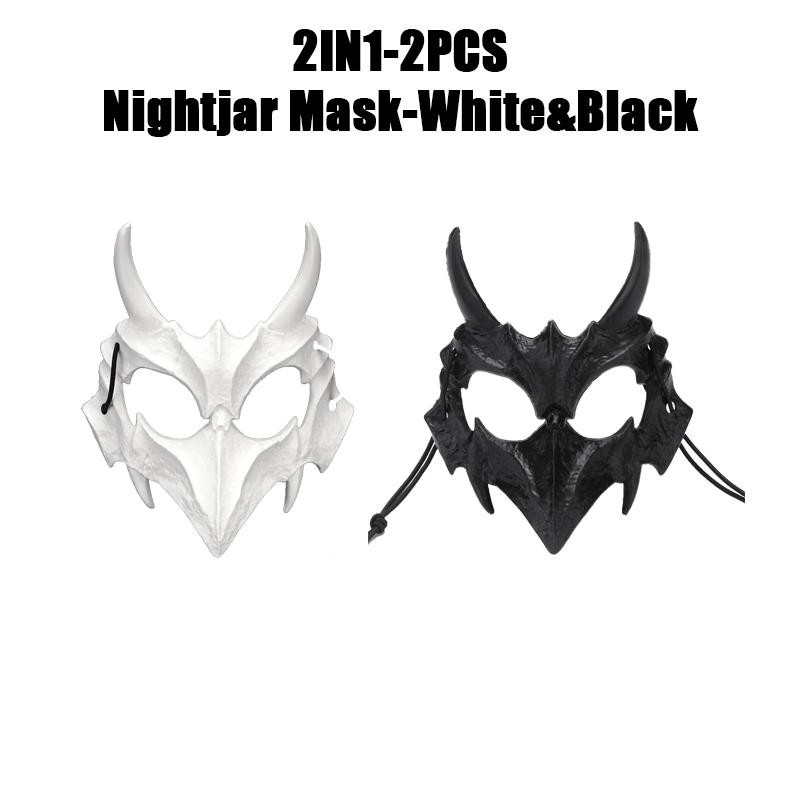 5ks Maska se zvířecí lebkou Maska se zvířecími kostmi Kostýmy pro Halloweenskou párty Maska Vánoční Cosplay Párty rekvizity