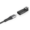 Magnetic Earphone Connector 90° Bending Headphone Adapter Lanyard Hole for AS800