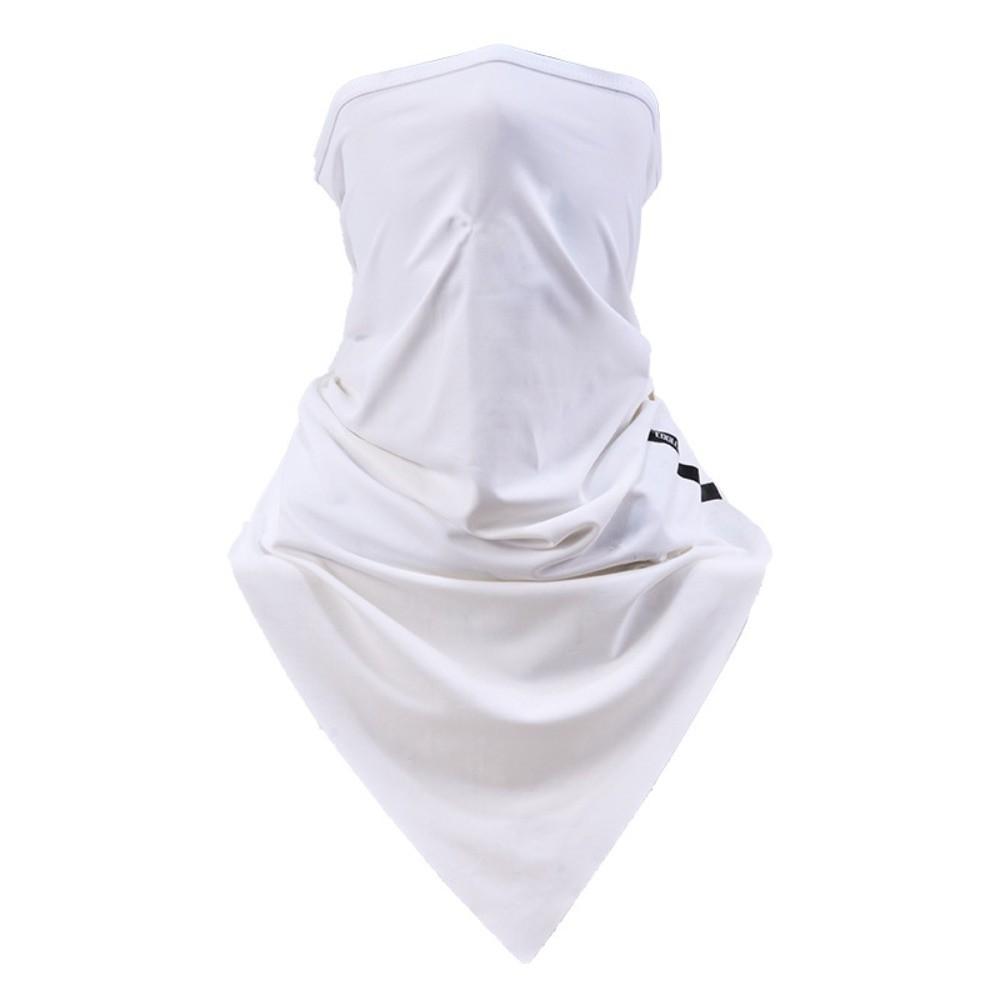 

Breathable Summer Sunscreen Mask Cooling UV Protection Mask Bike Cycling Mask for Women Men білий