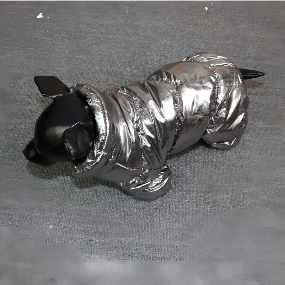 

Одежда для домашних собак Пуговица Четырехлапая Спортивная Уличная Толстовка XS серебряный