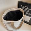 Commuter Tote Bag Women Color Block Underarm Bag Student Shoulder Bag