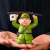 Surrendering Soldier Ceramic Tea Pet Ornament