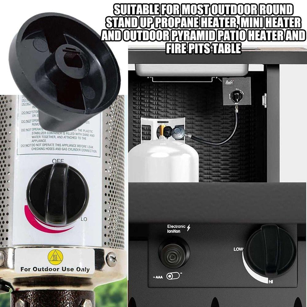 D-Shape Valve Stem Barbecue Stove Knob 8mm Stove Switch Knob Control Knobs Gas Fireplace Fire Pit