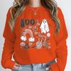Sudadera de Fantasma de Halloween para Mujer Calabaza Esqueleto