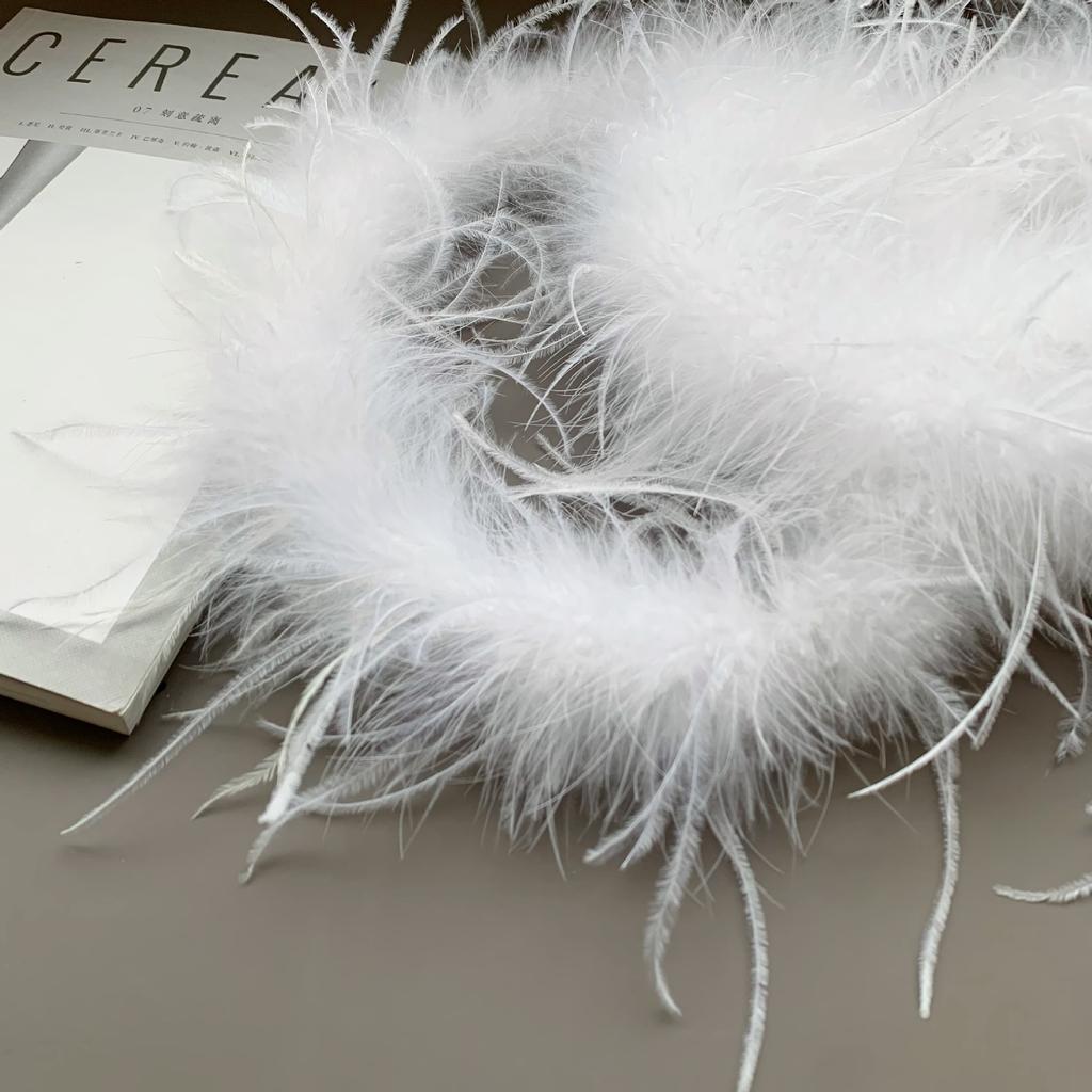 Colored Feather Strips, Ostrich Hair, Top Strips, Dance Costumes DIY Decorative Materials, Clothing Accessories