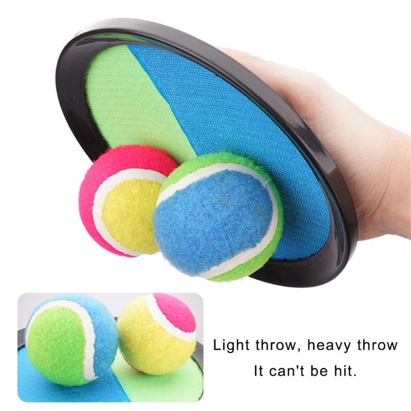 Adhesive Plate and Ball Toy For Toddler Safe Sticky Ball Training Game Family Bonding Activity Throwing Game for Party