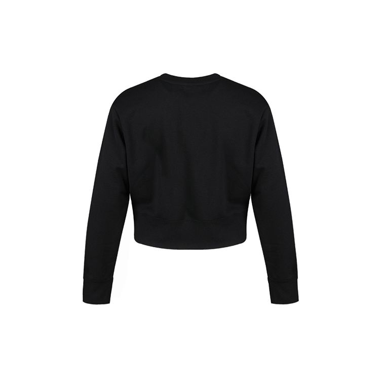 Nike Women's Sportswear Crew Neck Pixel Logo Sweatshirt Black BV2801-010
